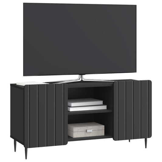 vidaXL Ντουλάπι TV Μαύρο 102 x 34,5 x 52 εκ Επεξεργασμένο Ξύλο