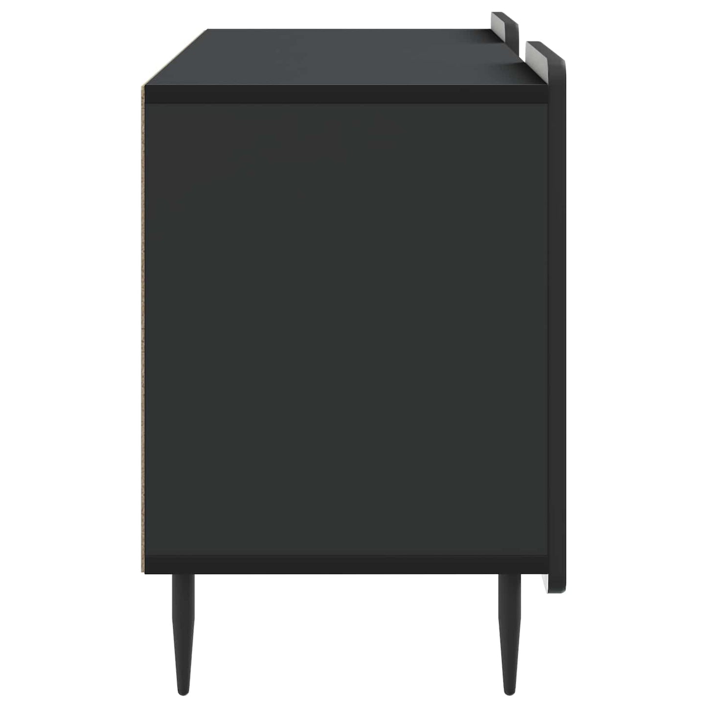 vidaXL Ντουλάπι TV Μαύρο 102 x 34,5 x 52 εκ Επεξεργασμένο Ξύλο