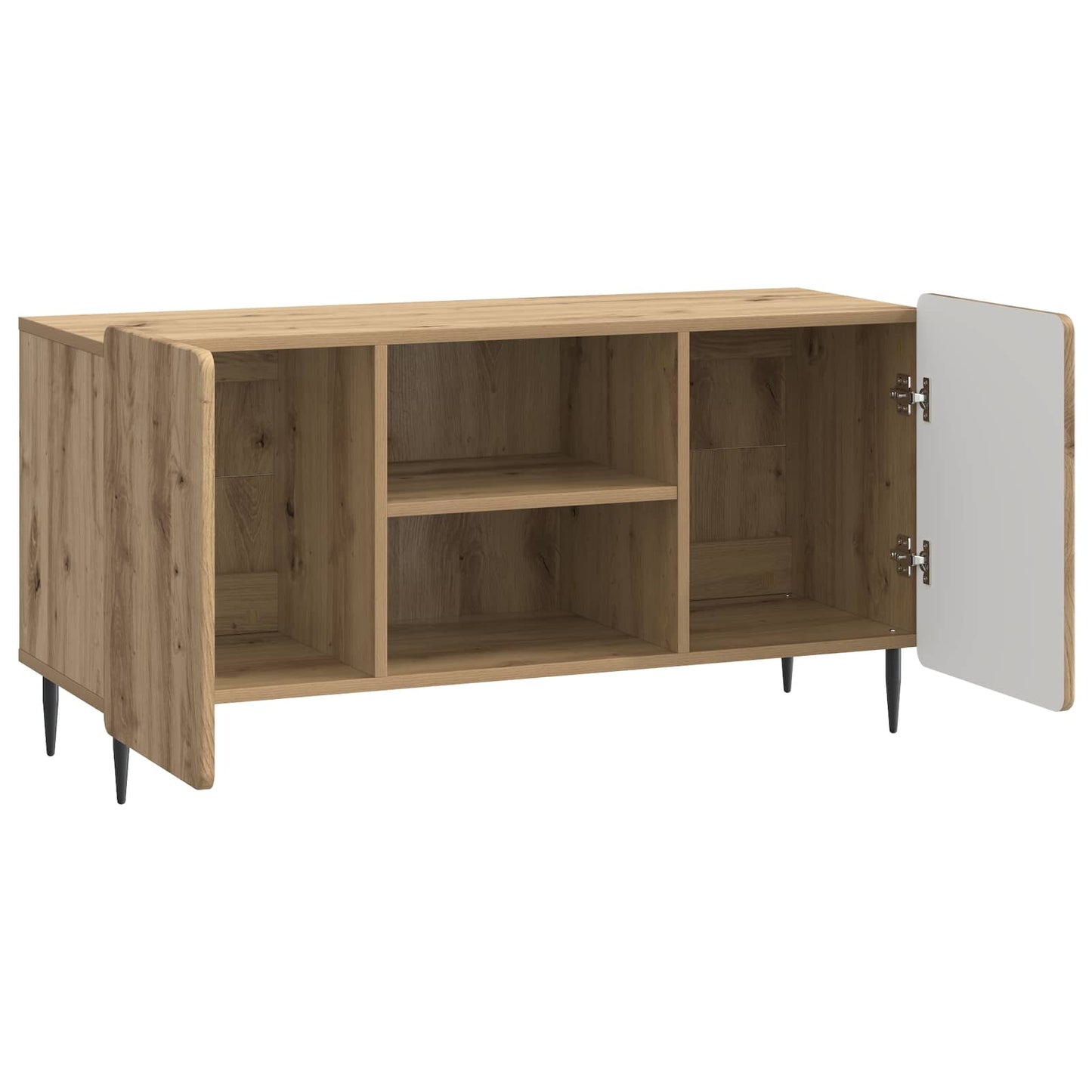vidaXL Ντουλάπι TV Artisan Δρυς 102 x 34,5 x 52 εκ Επεξεργασμένο Ξύλο