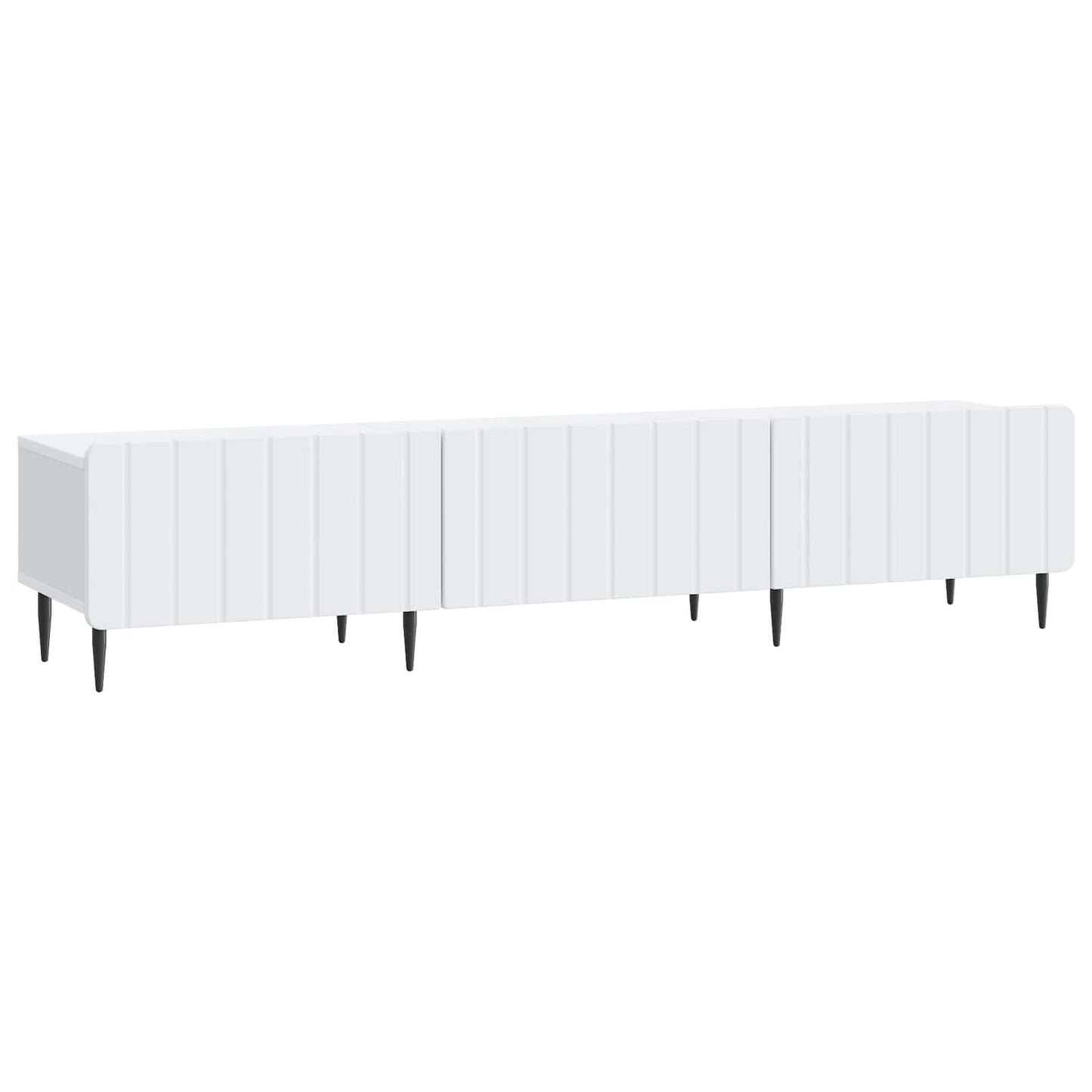 vidaXL Ντουλάπι TV Λευκό 147 x 34,5 x 32 εκ Επεξεργασμένο Ξύλο