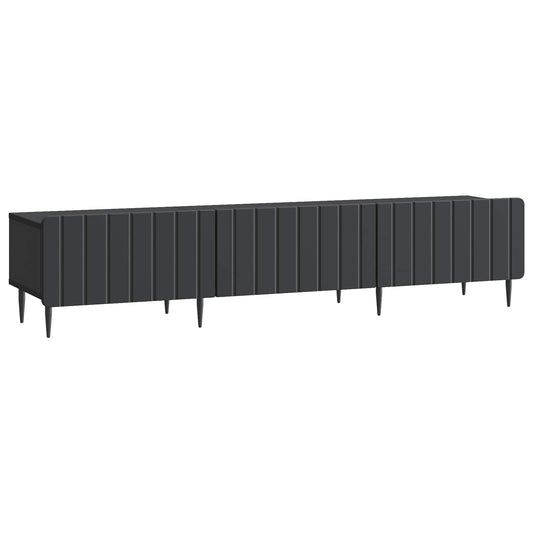 vidaXL Ντουλάπι TV Μαύρο 147 x 34,5 x 32 εκ Επεξεργασμένο Ξύλο
