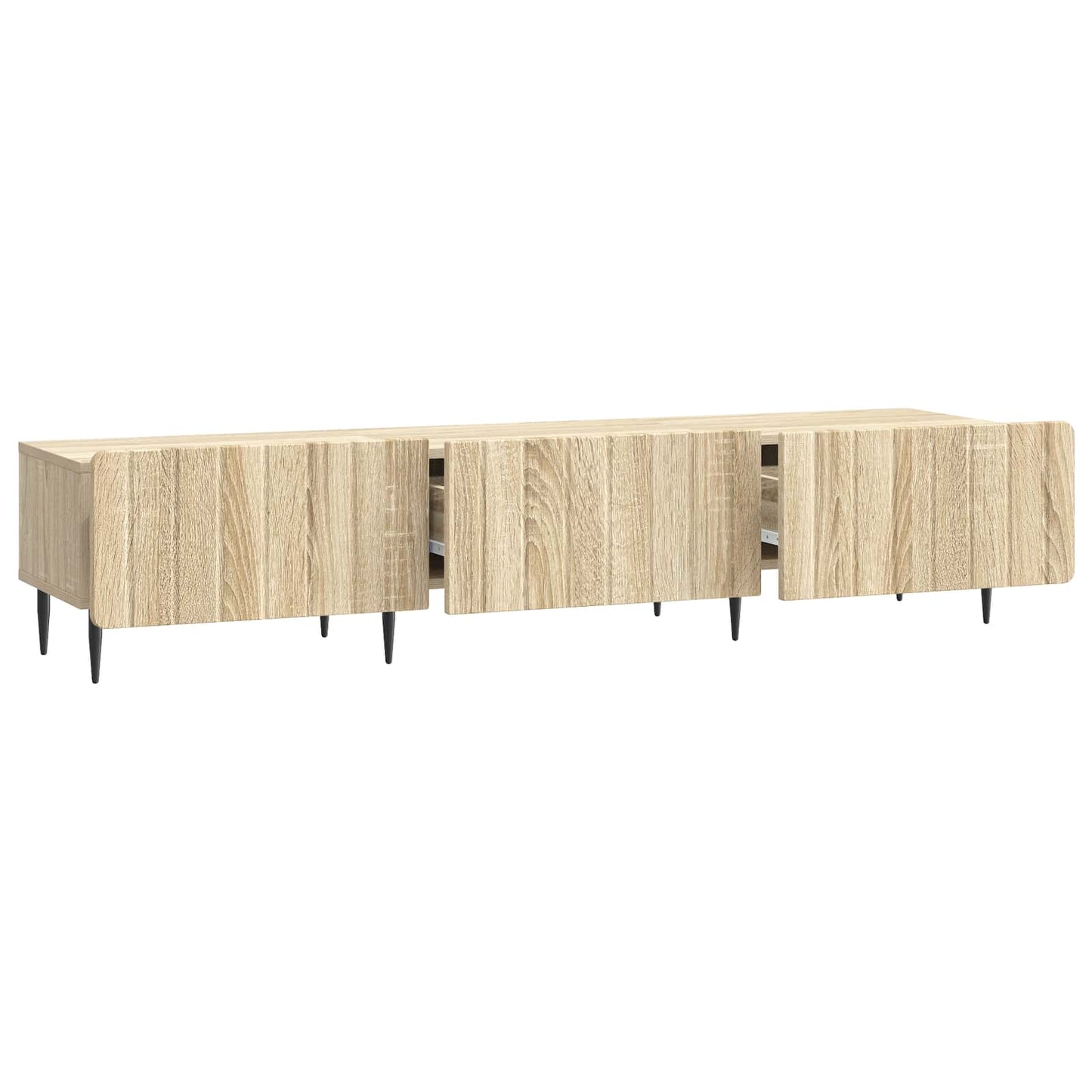 vidaXL Ντουλάπι TV Sonoma Δρυς 147 x 34,5 x 32 εκ Επεξεργασμένο Ξύλο