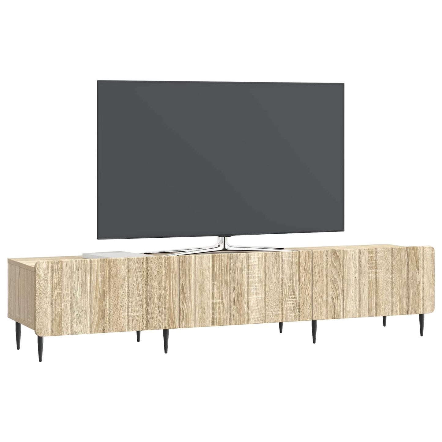 vidaXL Ντουλάπι TV Sonoma Δρυς 147 x 34,5 x 32 εκ Επεξεργασμένο Ξύλο