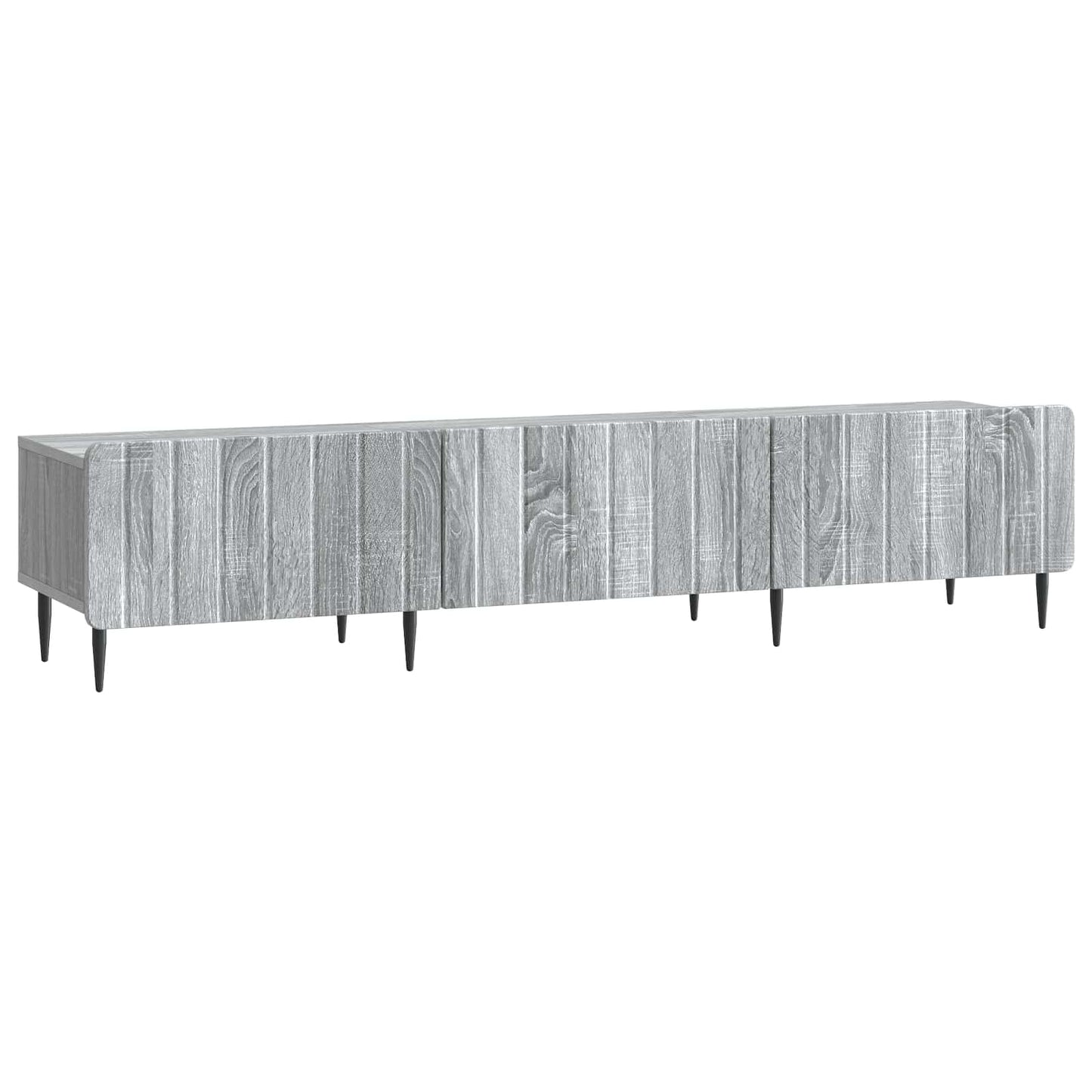 vidaXL Ντουλάπι TV Γκρι Sonoma 147 x 34,5 x 32 εκ Επεξεργασμένο Ξύλο