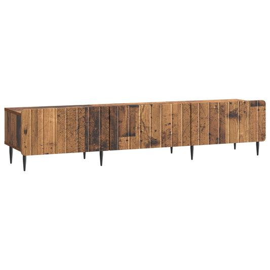 vidaXL Ντουλάπι TV με συρτάρι Παλαιωμένο ξύλο 147 x 34,5 x 32 εκ