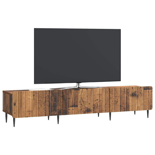 vidaXL Ντουλάπι TV με συρτάρι Παλαιωμένο ξύλο 147 x 34,5 x 32 εκ