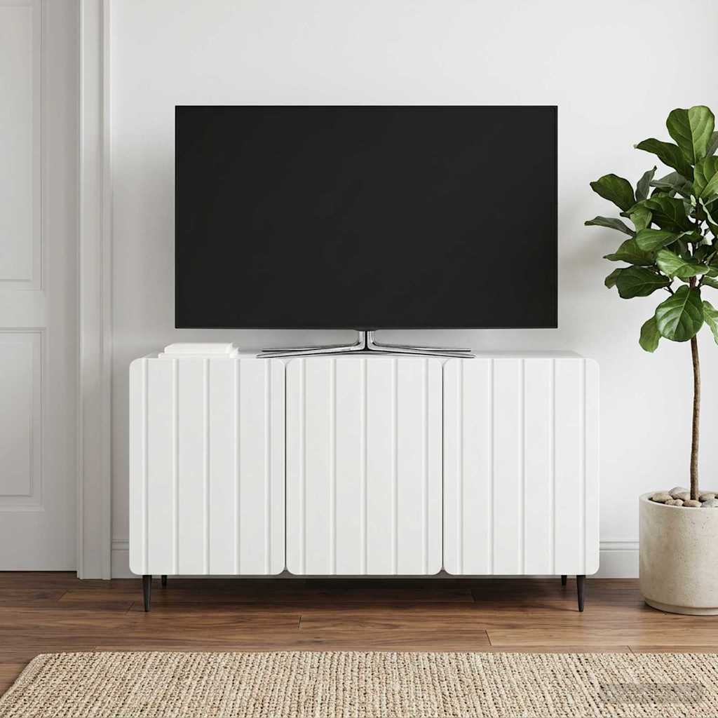 vidaXL Ντουλάπι TV Λευκό 99 x 34,5 x 52 cm Επεξεργασμένο Ξύλο