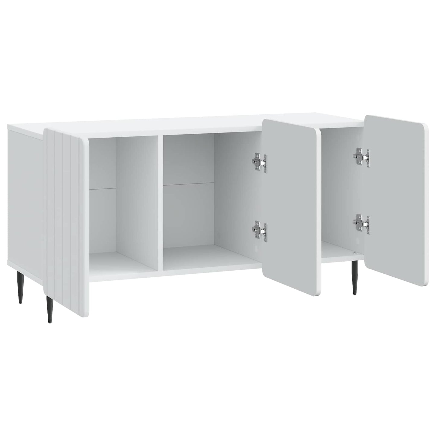 vidaXL Ντουλάπι TV Λευκό 99 x 34,5 x 52 cm Επεξεργασμένο Ξύλο