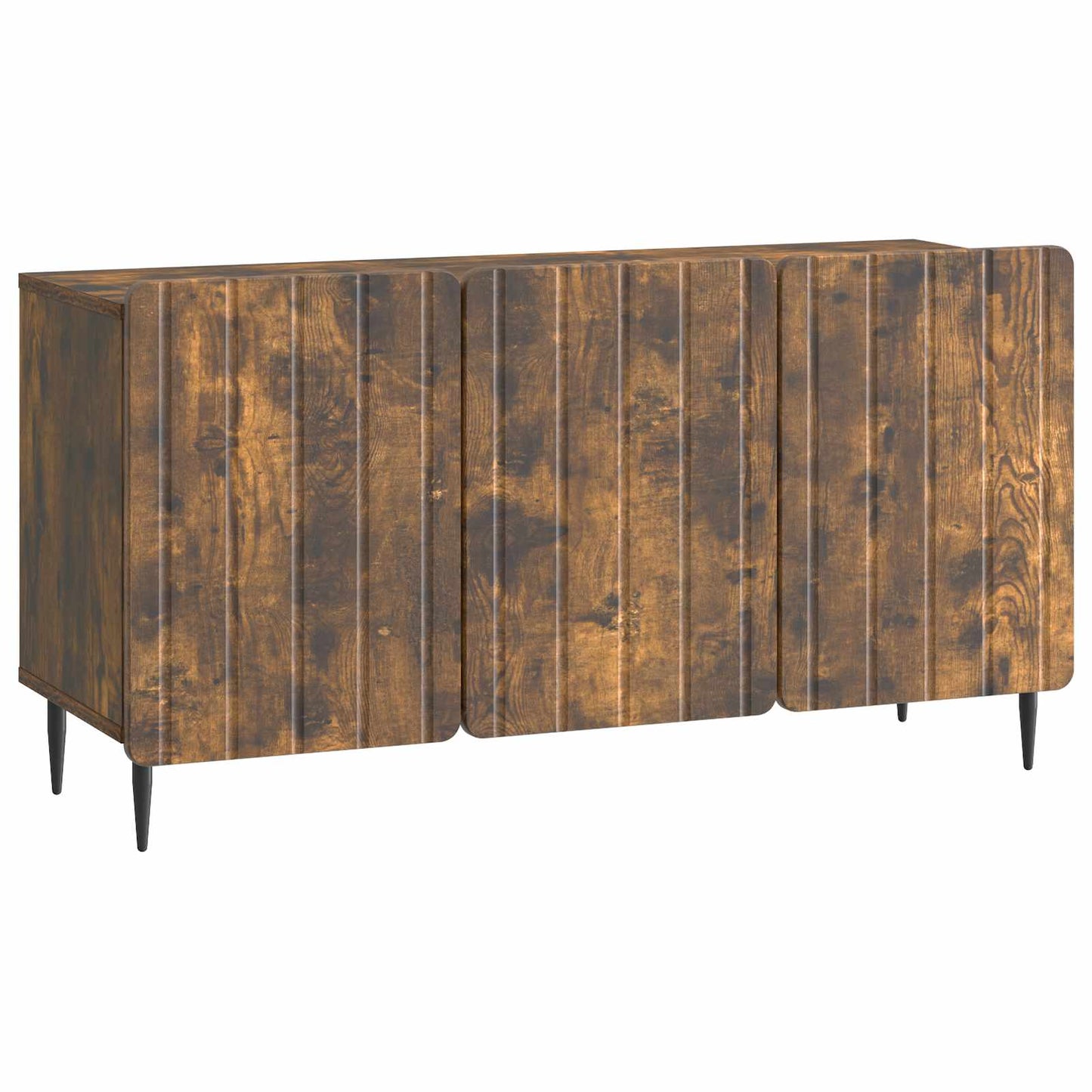 vidaXL Ντουλάπι TV Καπνισμένο Ξύλο Δρυός 99 x 34,5 x 52 cm