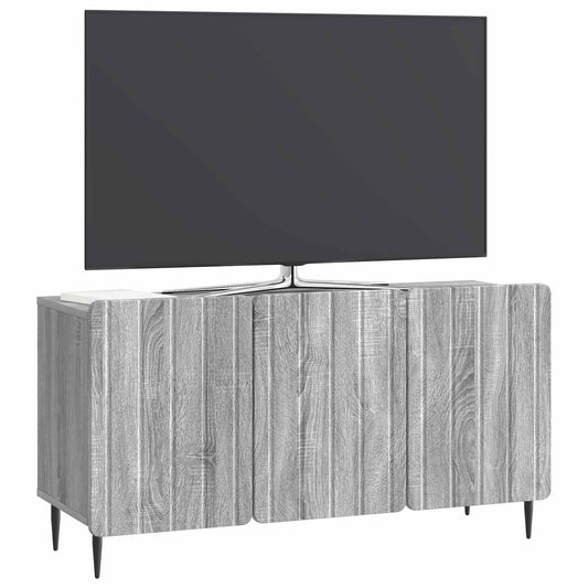 vidaXL Ντουλάπι TV Γκρι Sonoma 99 x 34,5 x 52 cm Επεξεργασμένο Ξύλο