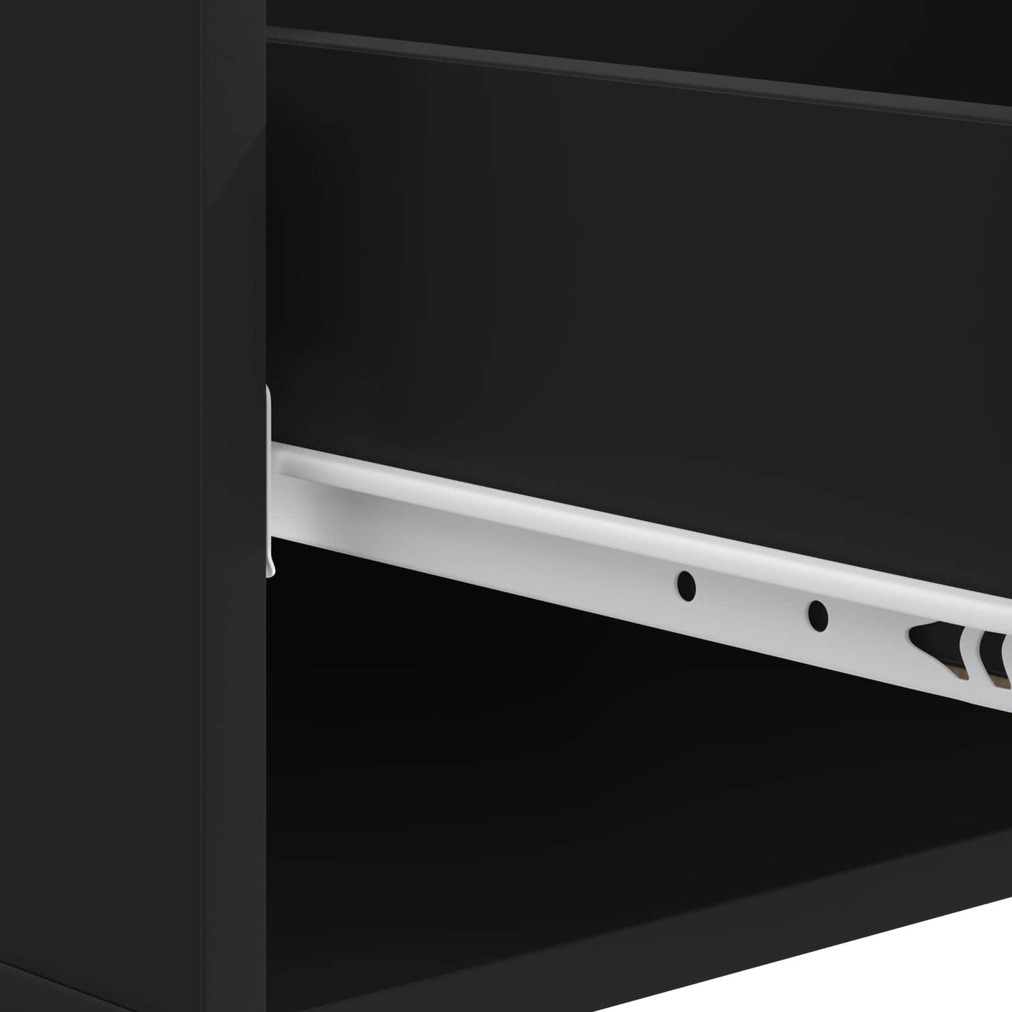 vidaXL Τραπεζάκι σαλονιού Μαύρο 49 x 50 x 42 εκ. Επεξεργασμένο Ξύλο