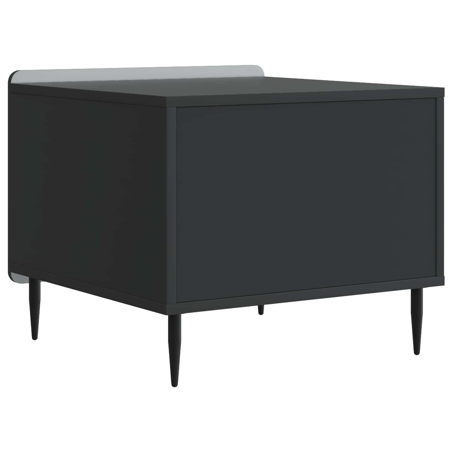 vidaXL Τραπεζάκι σαλονιού Μαύρο 49 x 50 x 42 εκ. Επεξεργασμένο Ξύλο