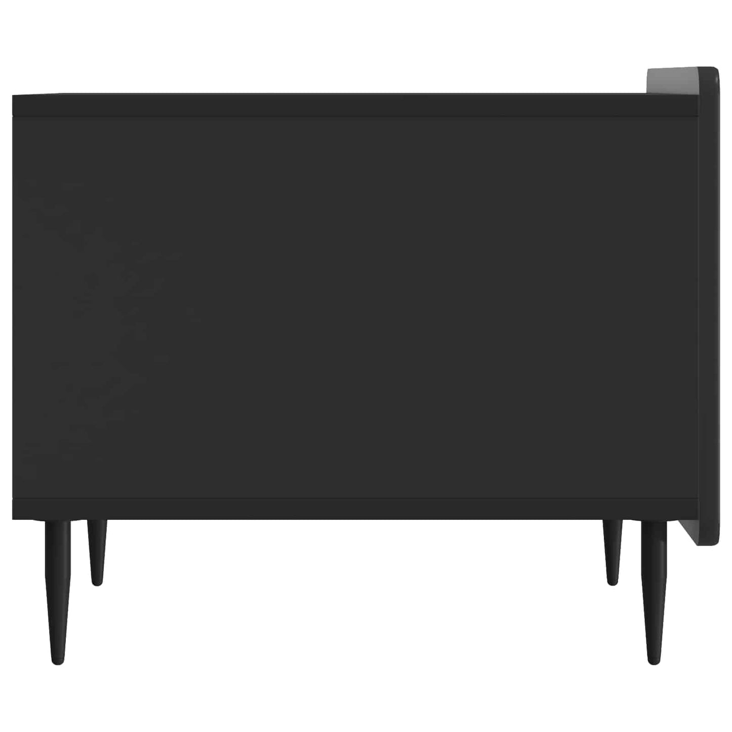 vidaXL Τραπεζάκι σαλονιού Μαύρο 49 x 50 x 42 εκ. Επεξεργασμένο Ξύλο