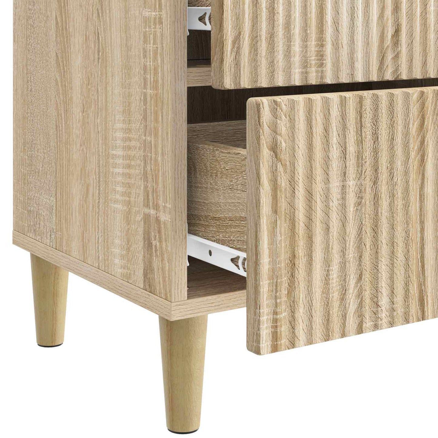 vidaXL Κομοδίνο Sonoma Δρυς 43 x 34,5 x 48 εκ Επεξεργασμένο Ξύλο
