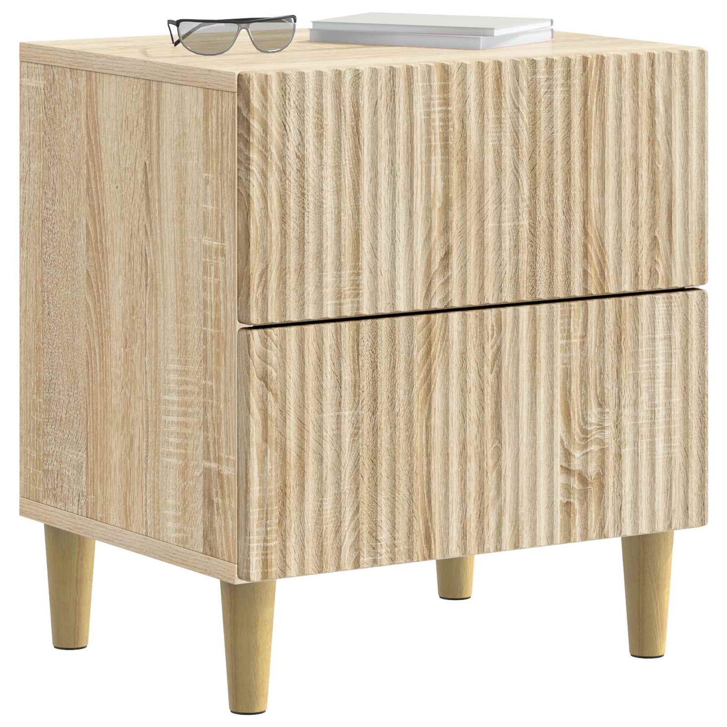 vidaXL Κομοδίνο Sonoma Δρυς 43 x 34,5 x 48 εκ Επεξεργασμένο Ξύλο