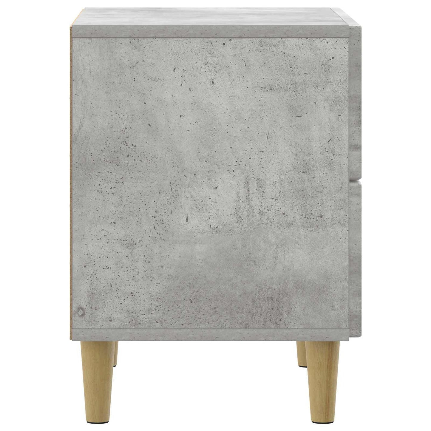 vidaXL Κομοδίνο 2 τμχ. Γκρι Σκυροδέματος 43 x 34,5 x 48 εκ