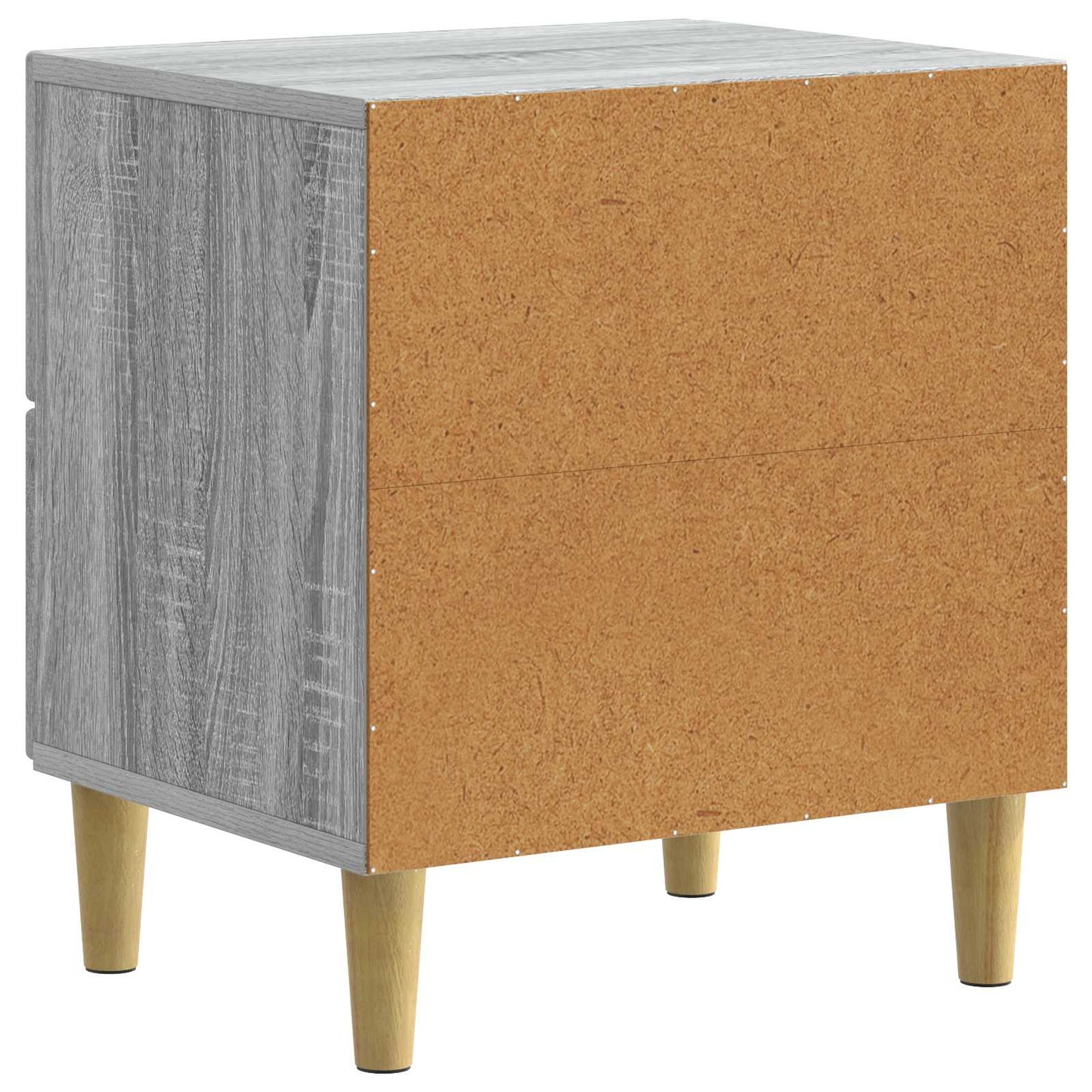 vidaXL Κομοδίνο 2 τμχ. Γκρι Sonoma 43 x 34,5 x 48 εκ