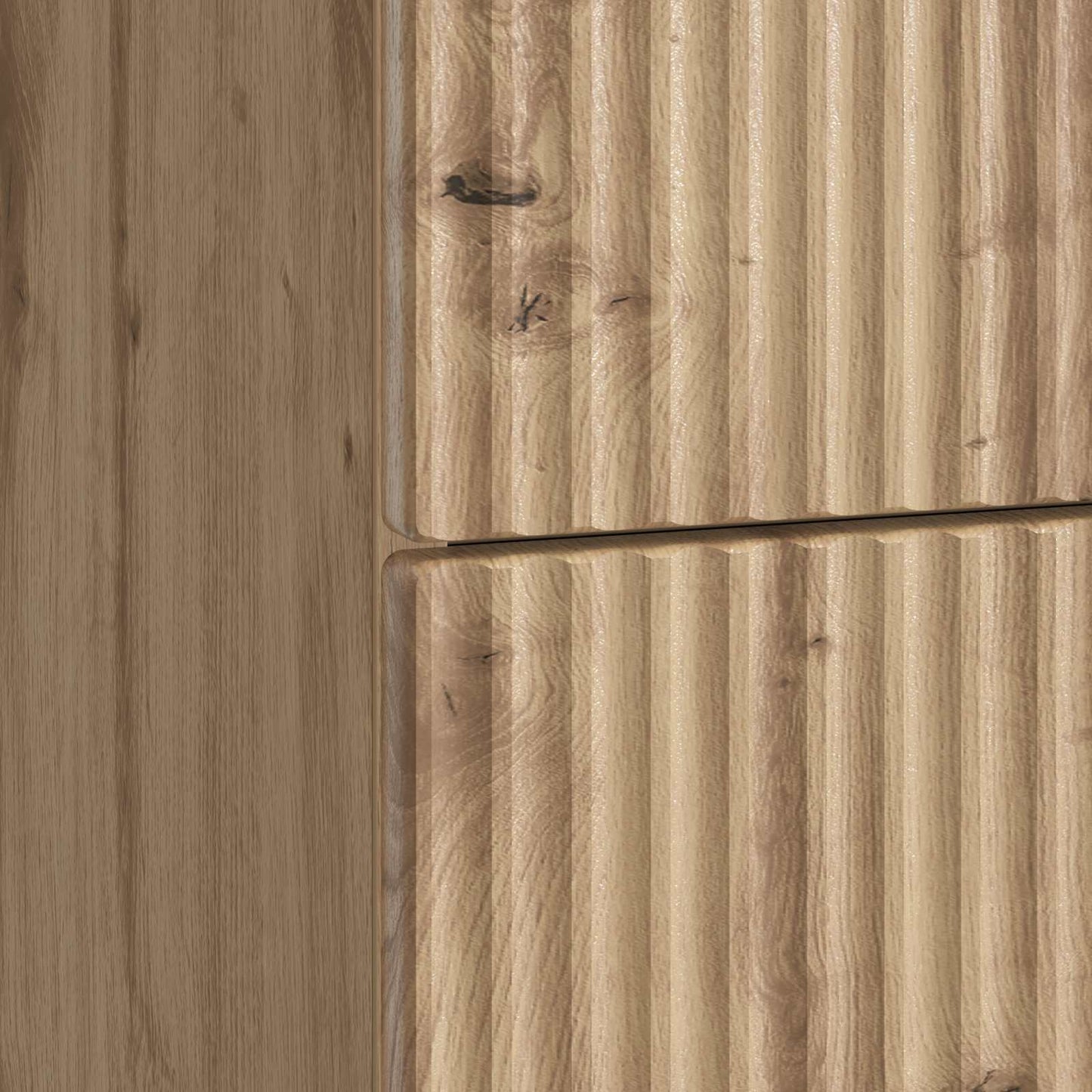 vidaXL Κομοδίνο Artisan Δρυς 43 x 34,5 x 48 εκ Επεξεργασμένο Ξύλο