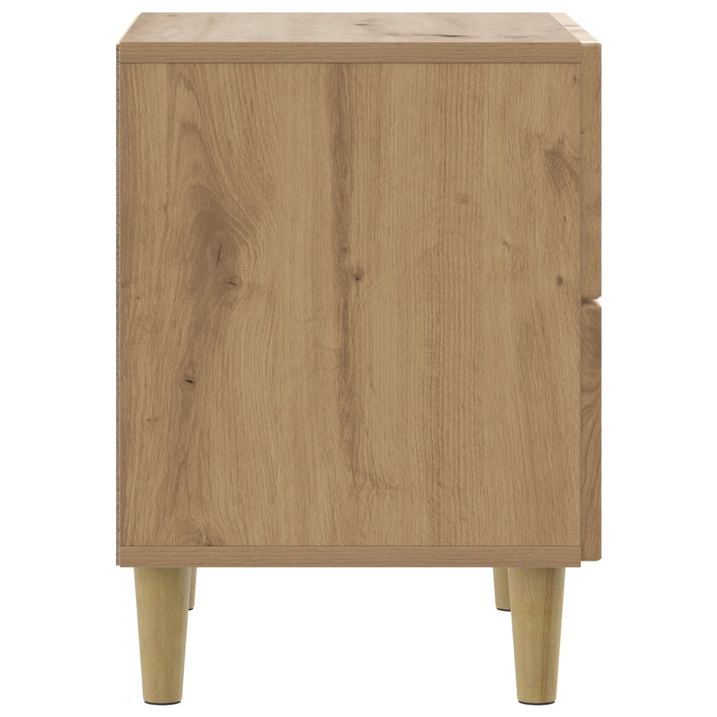 vidaXL Κομοδίνο Artisan Δρυς 43 x 34,5 x 48 εκ Επεξεργασμένο Ξύλο