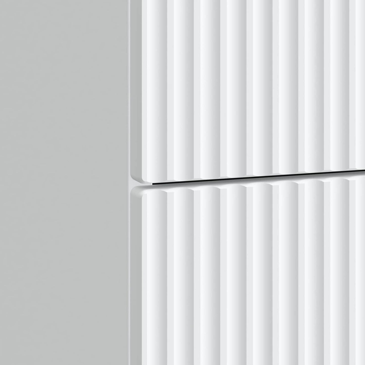 vidaXL Κομοδίνο με συρτάρι Λευκό 62 x 34,5 x 48 εκ Επεξεργασμένο Ξύλο