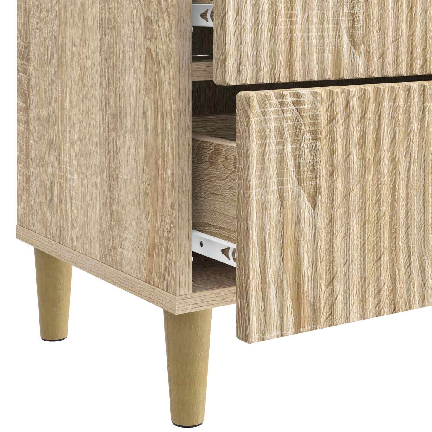 vidaXL Κομοδίνο Sonoma Δρυς 62 x 34,5 x 48 εκ Επεξεργασμένο Ξύλο