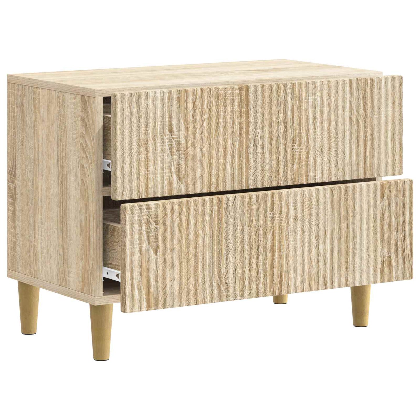vidaXL Κομοδίνο Sonoma Δρυς 62 x 34,5 x 48 εκ Επεξεργασμένο Ξύλο