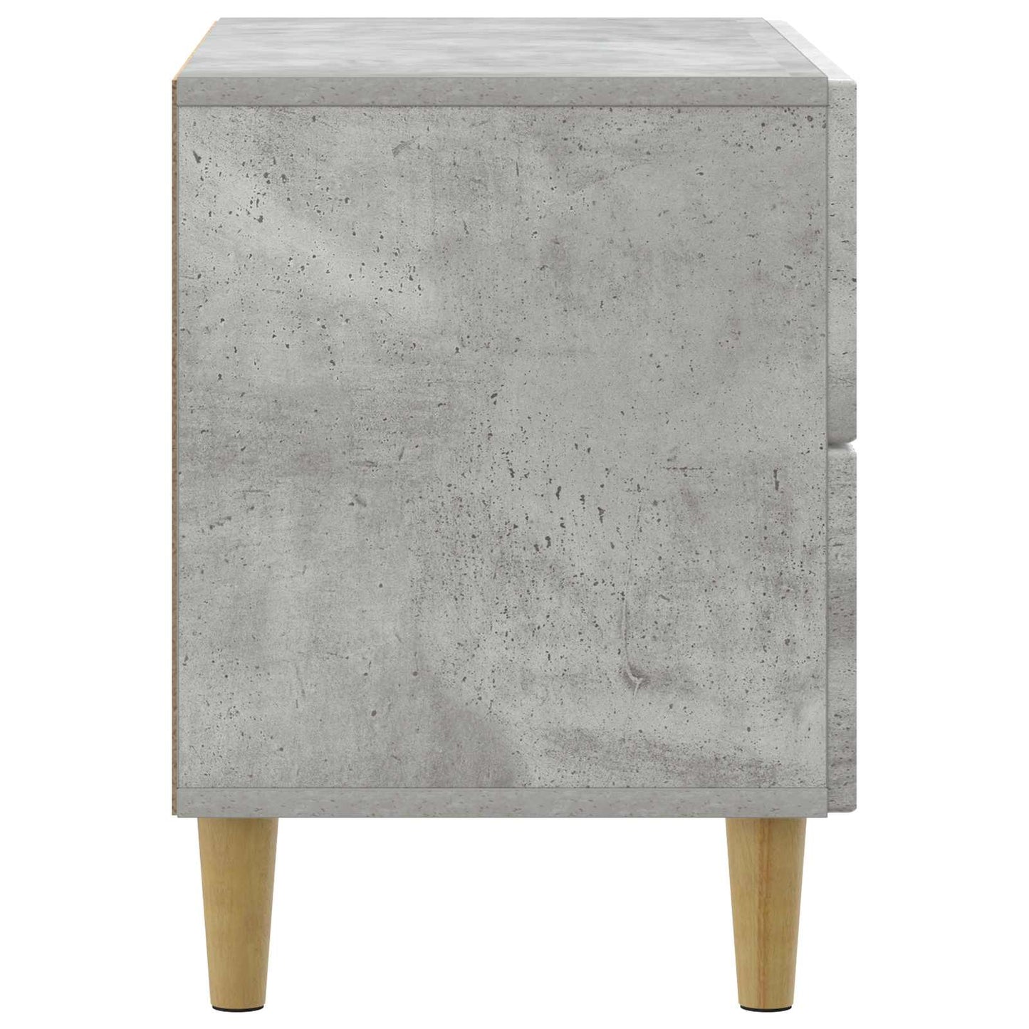 vidaXL Κομοδίνο Γκρι Σκυροδέματος 62 x 34,5 x 48 εκ Επεξεργασμένο Ξύλο