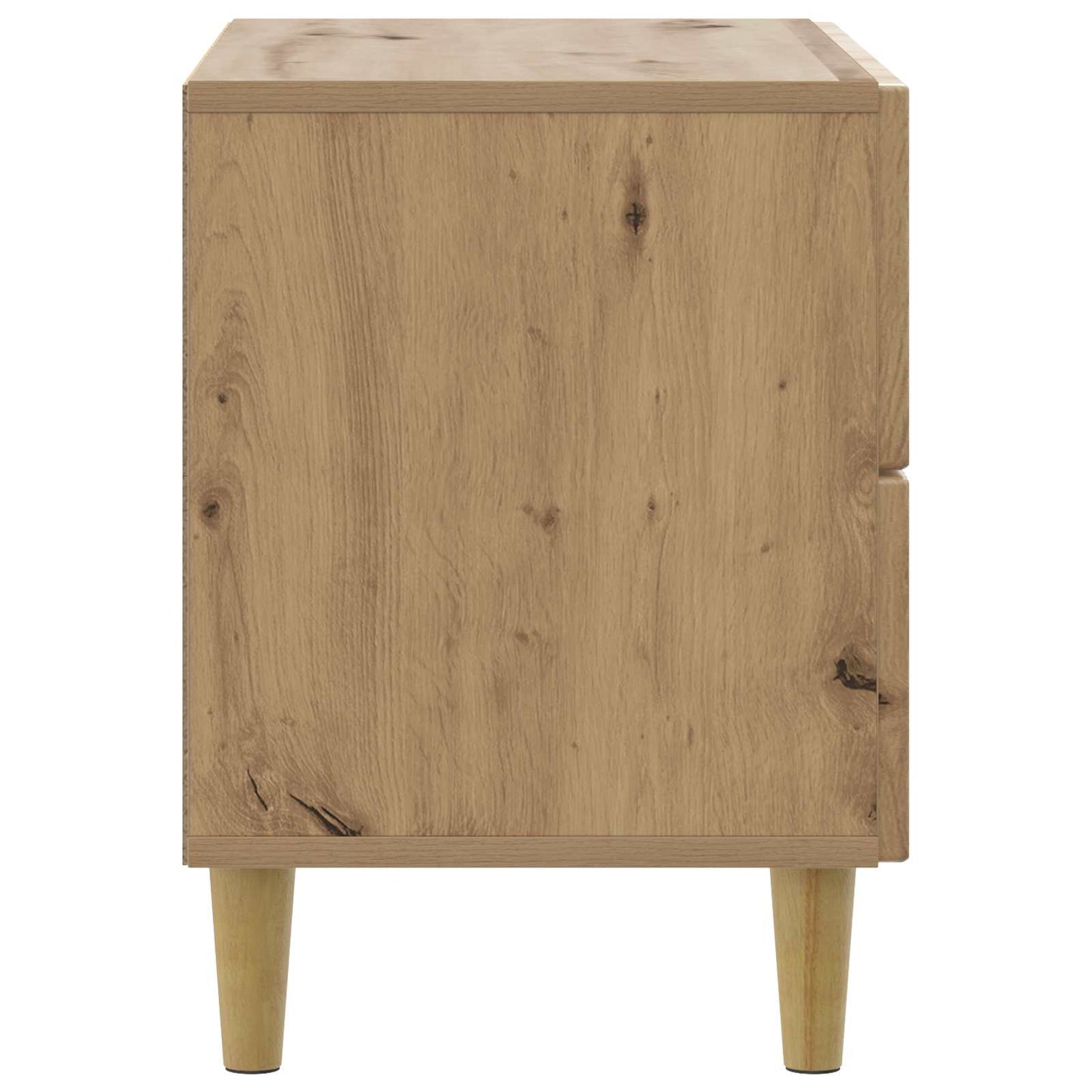 vidaXL Κομοδίνο Artisan Δρυς 62 x 34,5 x 48 εκ Επεξεργασμένο Ξύλο