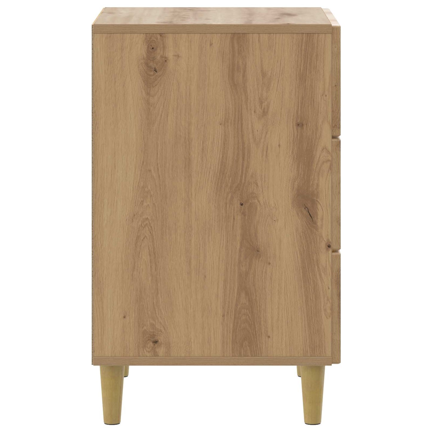 vidaXL Κομοδίνο Artisan Δρυς 43 x 41 x 66,5 εκ. Επεξεργασμένο Ξύλο
