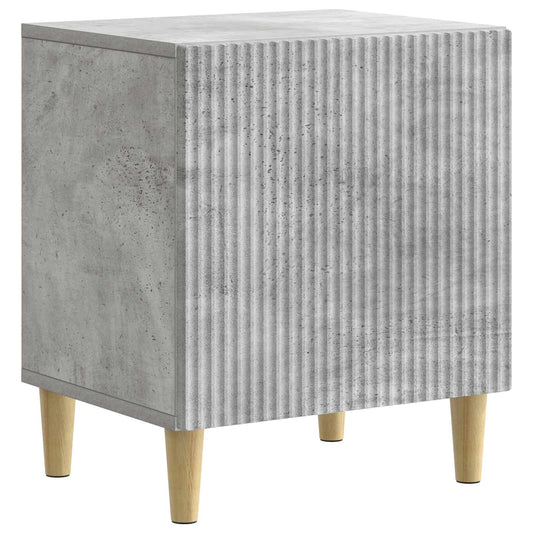vidaXL Κομοδίνο Γκρι Σκυροδέματος 43 x 34,5 x 50 εκ Επεξεργασμένο Ξύλο