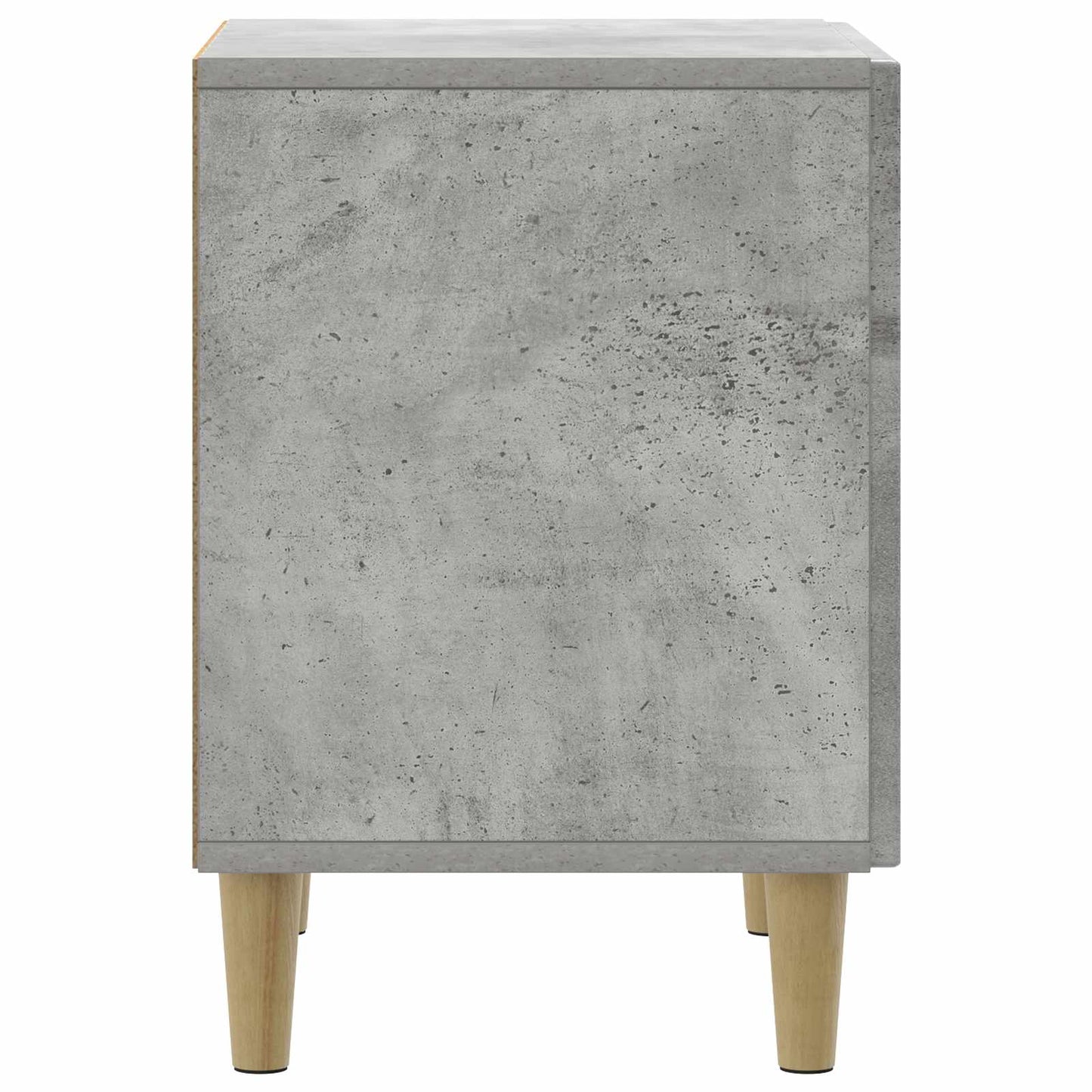 vidaXL Κομοδίνο Γκρι Σκυροδέματος 43 x 34,5 x 50 εκ Επεξεργασμένο Ξύλο