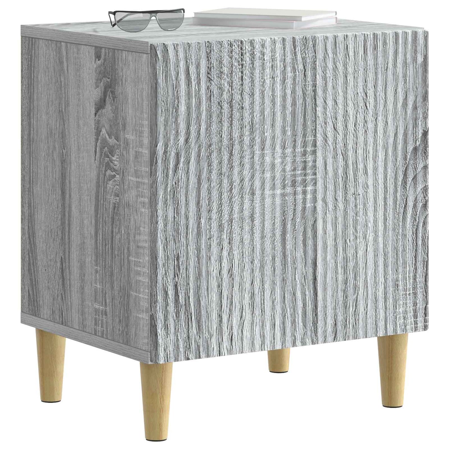 vidaXL Κομοδίνο Γκρι Sonoma 43 x 34,5 x 50 εκ Επεξεργασμένο Ξύλο