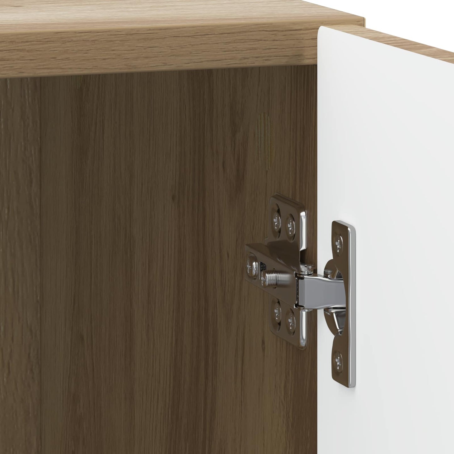 vidaXL Κομοδίνο Artisan Δρυς 43 x 34,5 x 50 εκ Επεξεργασμένο Ξύλο