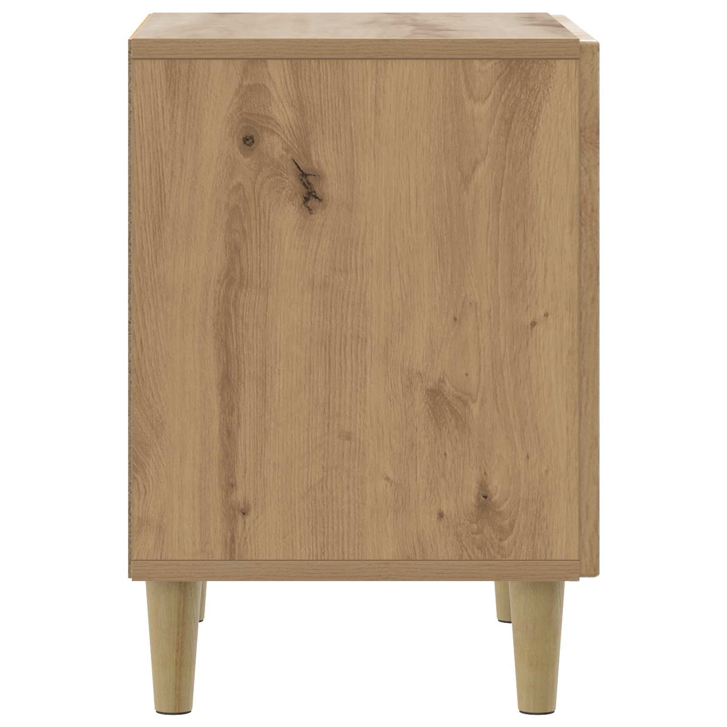 vidaXL Κομοδίνο Artisan Δρυς 43 x 34,5 x 50 εκ Επεξεργασμένο Ξύλο