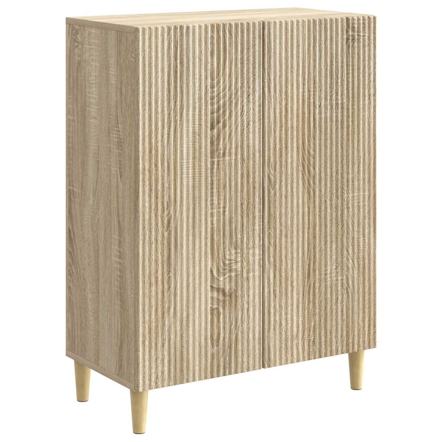 vidaXL Πλαϊνό γραφείο Sonoma Δρυς 66 x 34,5 x 90 εκ Επεξεργασμένο Ξύλο