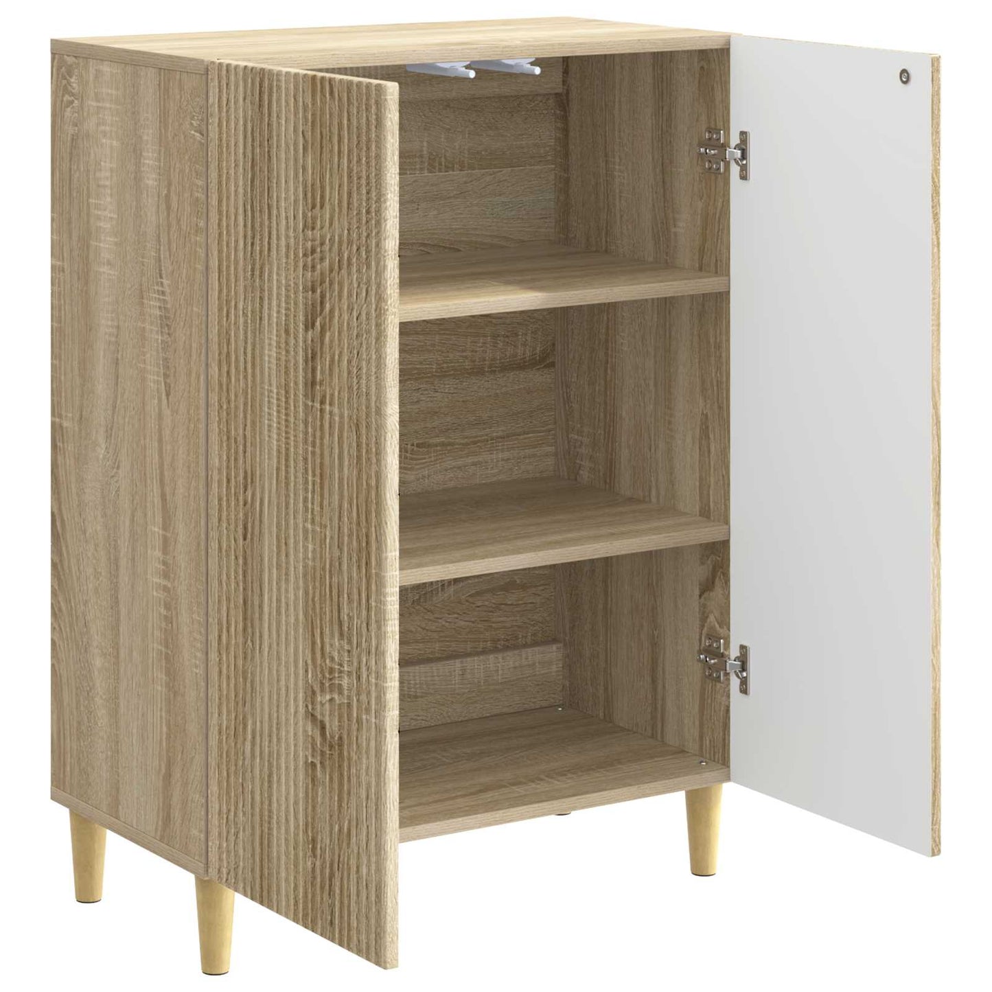 vidaXL Πλαϊνό γραφείο Sonoma Δρυς 66 x 34,5 x 90 εκ Επεξεργασμένο Ξύλο