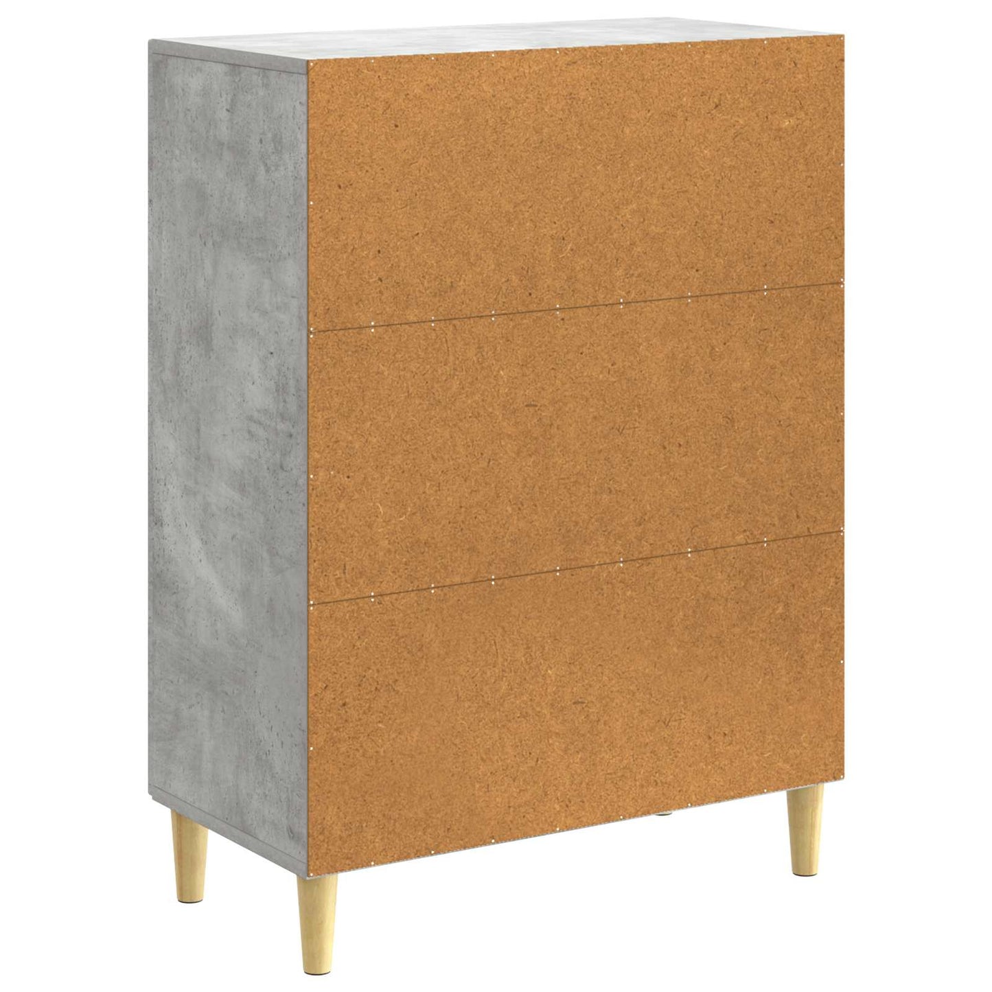 vidaXL Πλαϊνό γραφείο Γκρι Σκυροδέματος 66 x 34,5 x 90 εκ