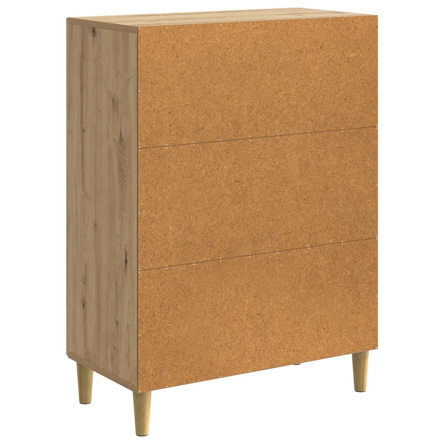 vidaXL Πλαϊνό γραφείο Artisan Δρυς 66 x 34,5 x 90 εκ
