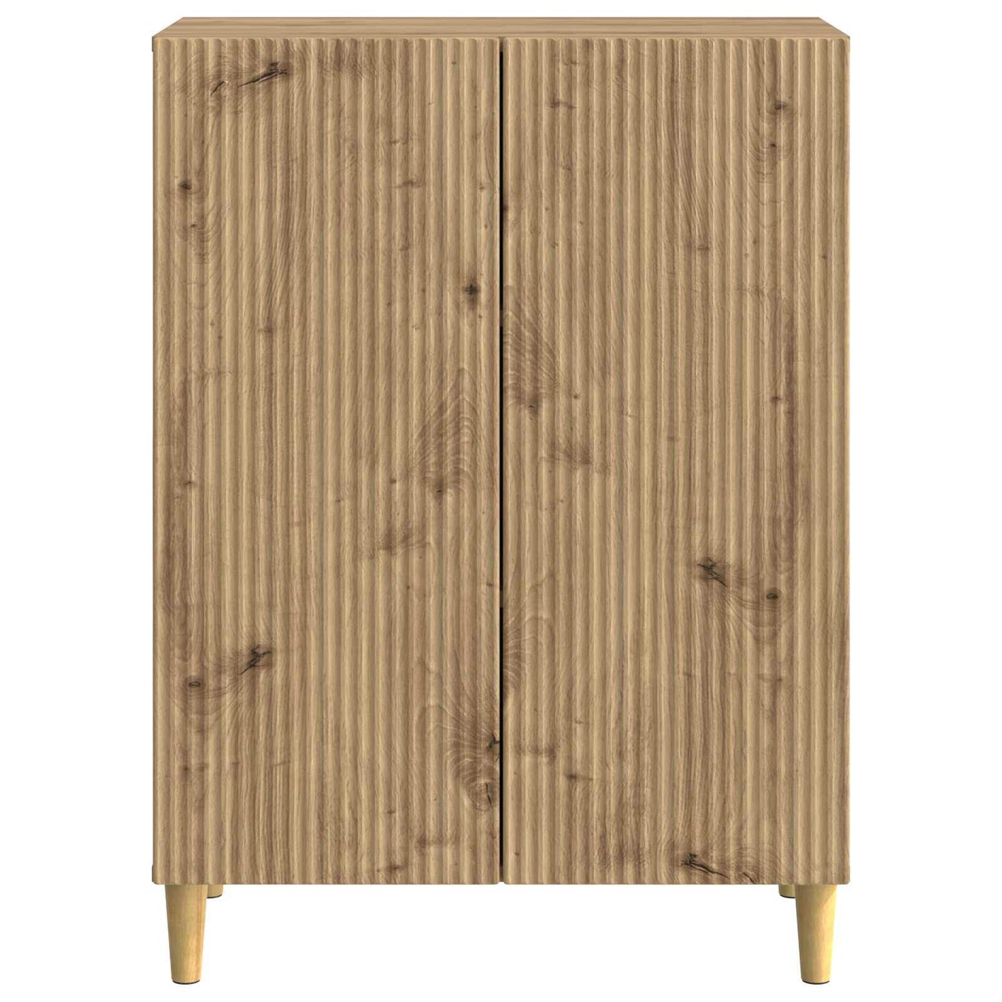 vidaXL Πλαϊνό γραφείο Artisan Δρυς 66 x 34,5 x 90 εκ