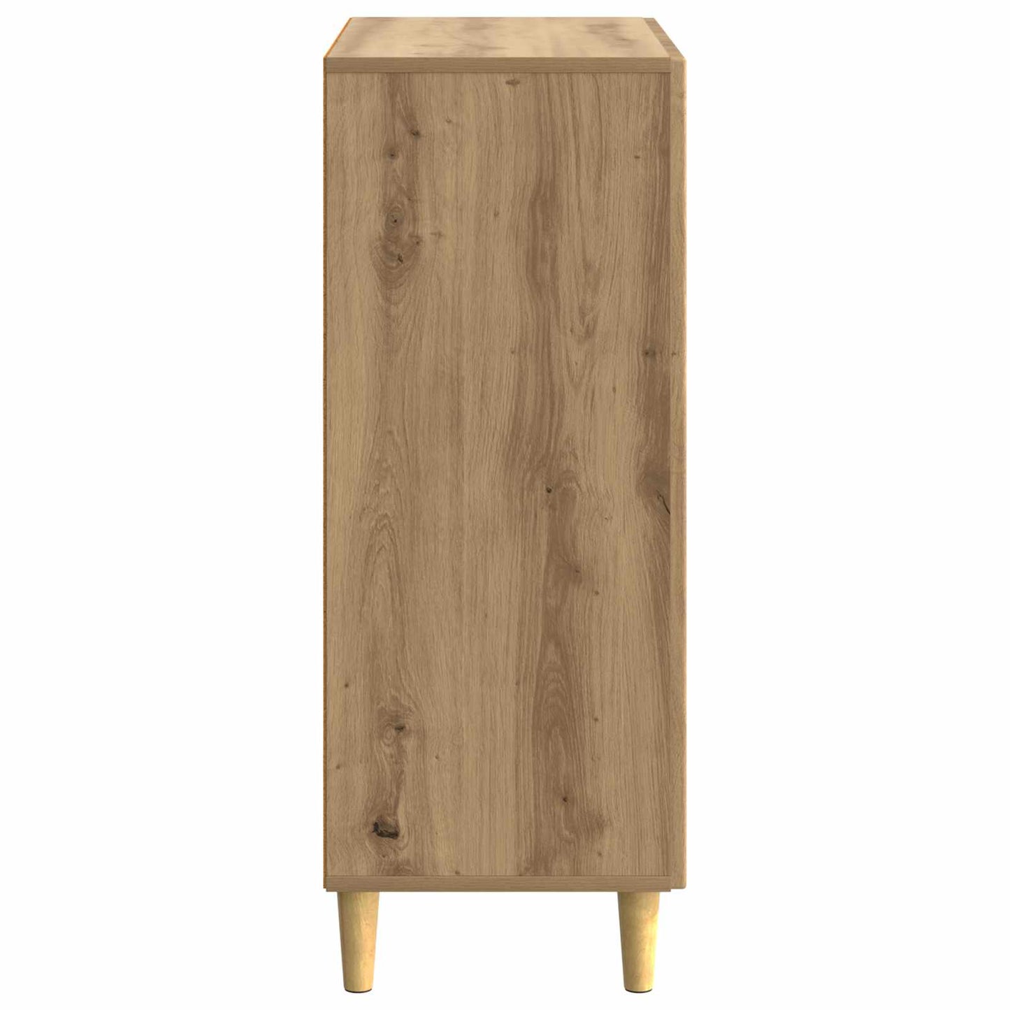 vidaXL Πλαϊνό γραφείο Artisan Δρυς 66 x 34,5 x 90 εκ