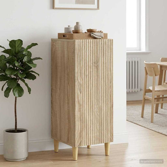vidaXL Πλαϊνό γραφείο Sonoma Δρυς 33 x 34,5 x 90 εκ Επεξεργασμένο Ξύλο