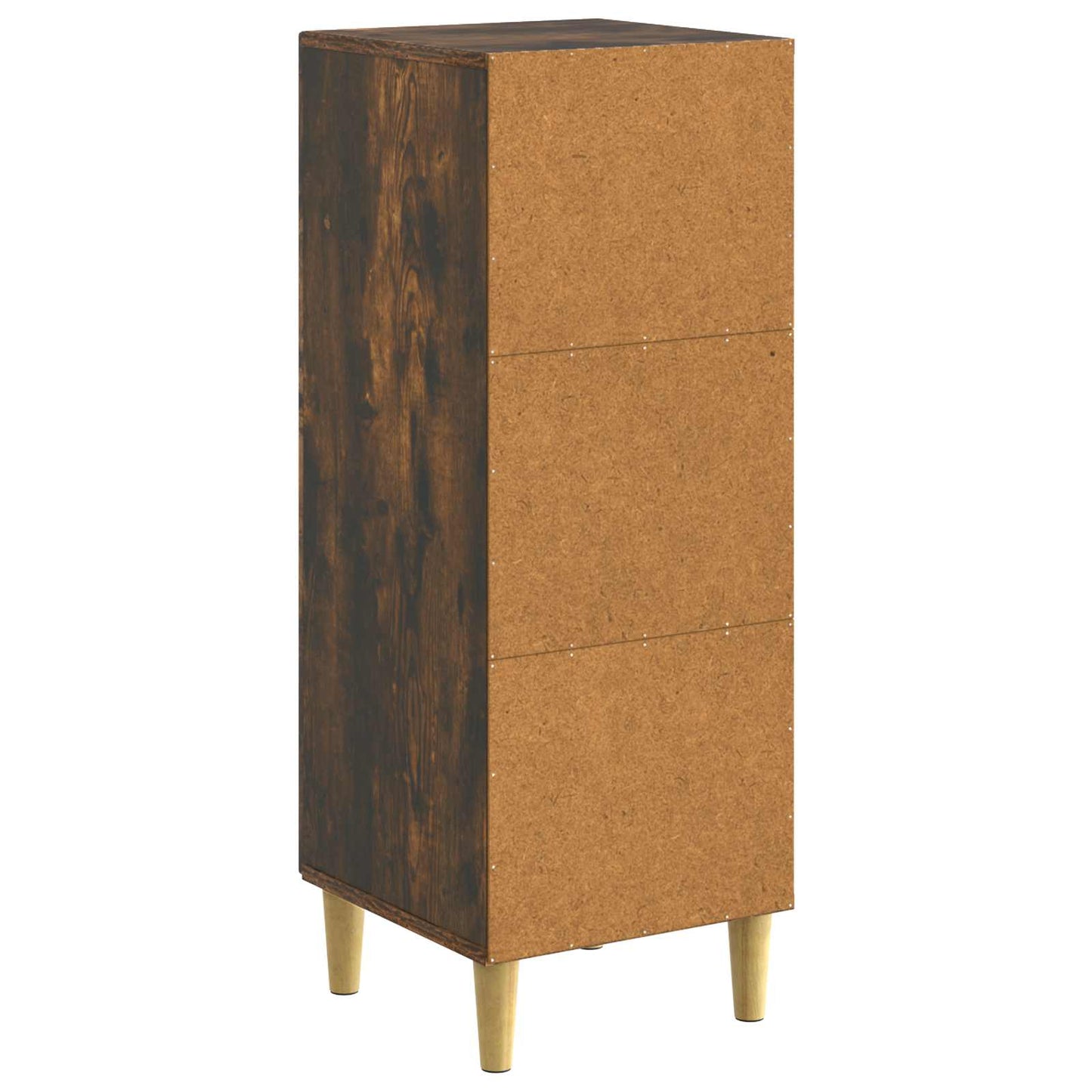 vidaXL Πλαϊνό γραφείο Καπνισμένο Ξύλο Δρυός 33 x 34,5 x 90 εκ