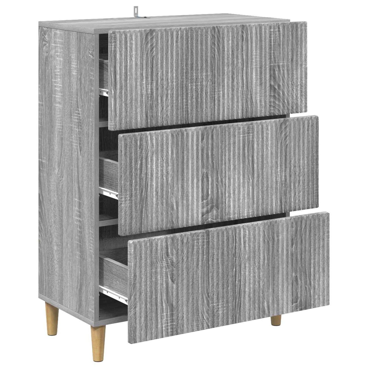 vidaXL Ντουλάπι με Συρτάρια 66 x 34,5 x 90 εκ Επεξεργασμένο Ξύλο