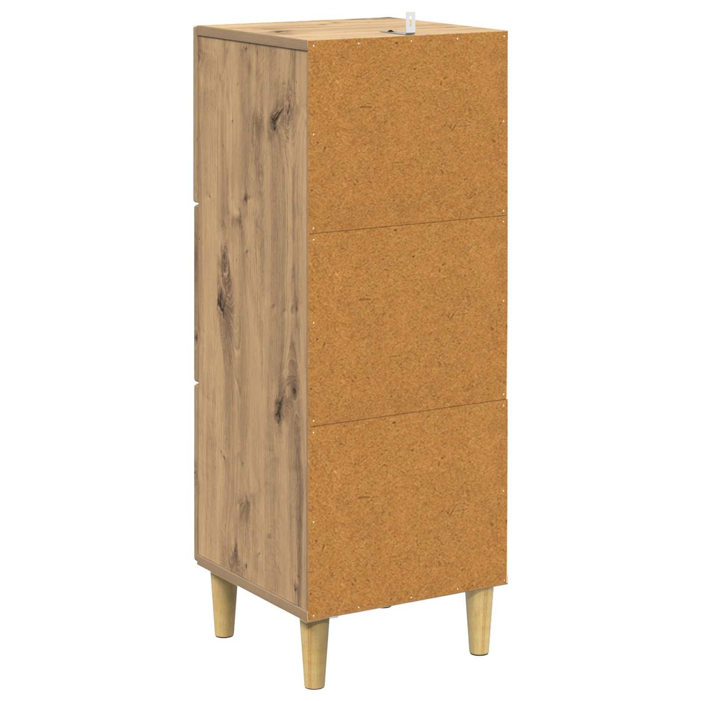 vidaXL Ντουλάπι με Συρτάρια 33 x 34,5 x 90 εκ Επεξεργασμένο Ξύλο