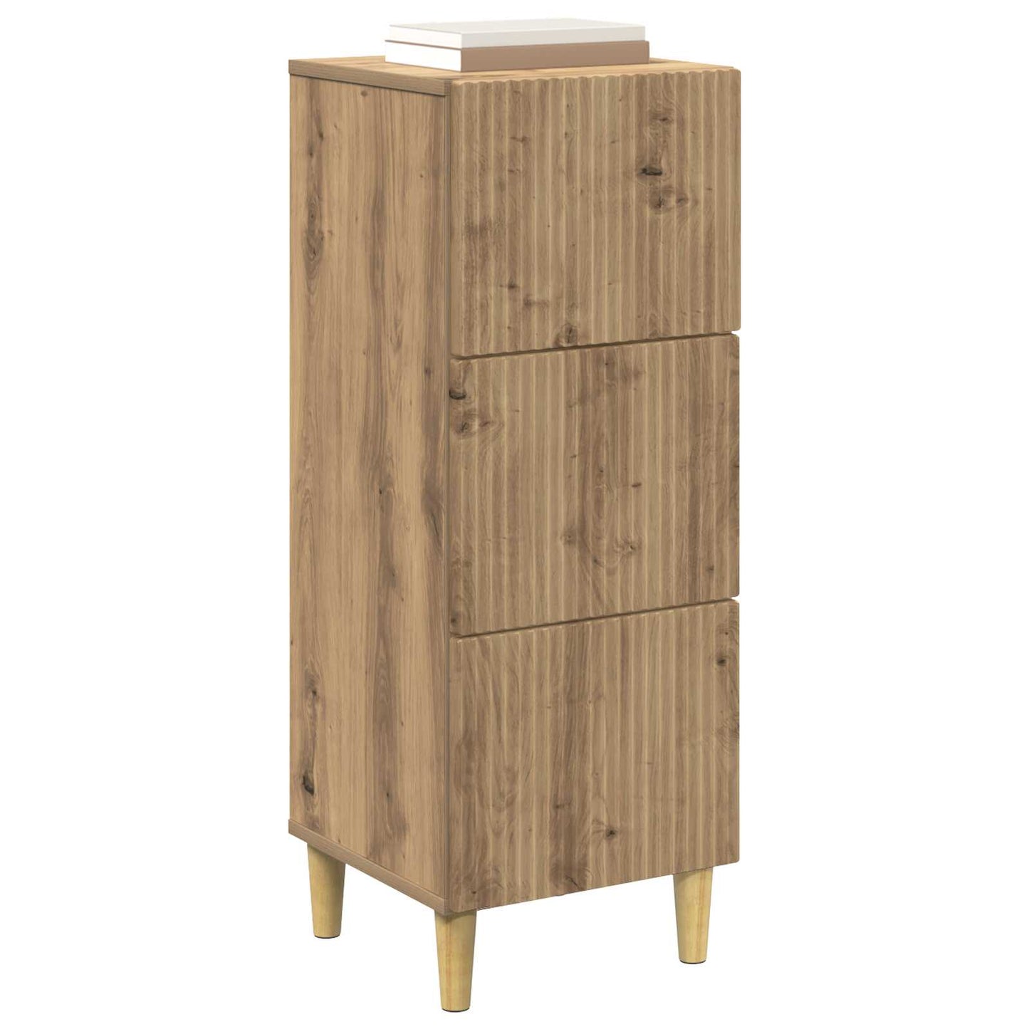 vidaXL Ντουλάπι με Συρτάρια 33 x 34,5 x 90 εκ Επεξεργασμένο Ξύλο
