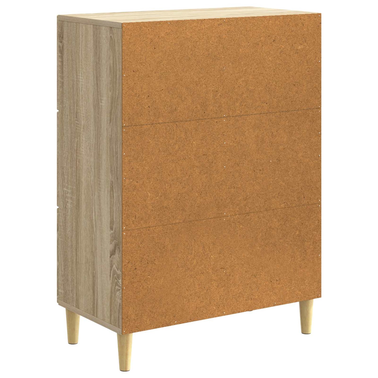 vidaXL Πλαϊνό γραφείο Sonoma Δρυς 66 x 34,5 x 90 εκ Επεξεργασμένο Ξύλο