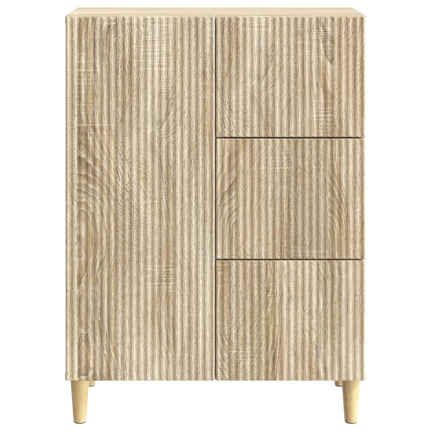 vidaXL Πλαϊνό γραφείο Sonoma Δρυς 66 x 34,5 x 90 εκ Επεξεργασμένο Ξύλο
