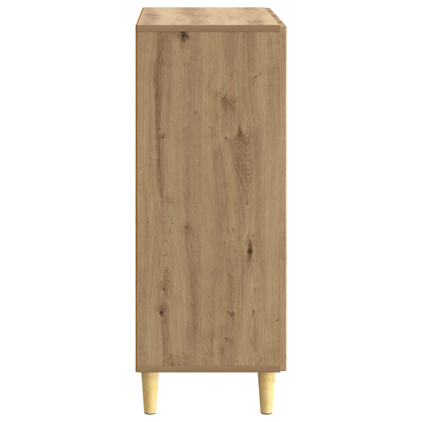 vidaXL Πλαϊνό γραφείο Artisan Δρυς 66 x 34,5 x 90 εκ