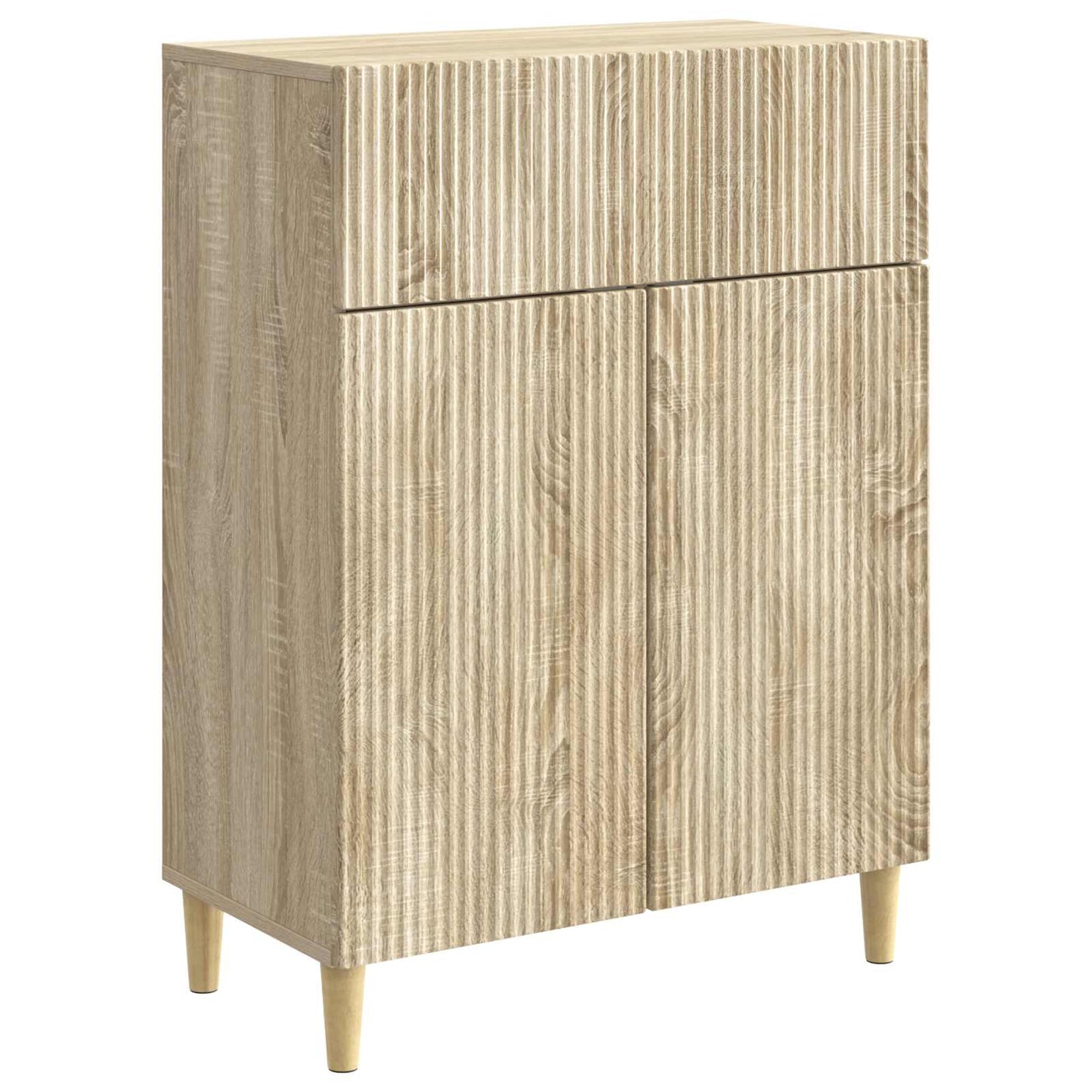 vidaXL Πλαϊνό γραφείο Sonoma Δρυς 66 x 34,5 x 90 εκ Επεξεργασμένο Ξύλο