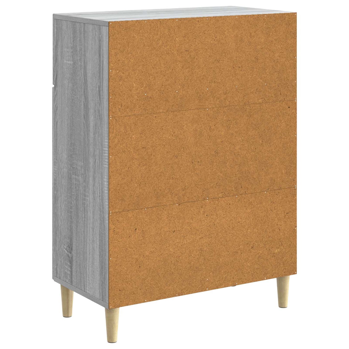 vidaXL Πλαϊνό γραφείο Γκρι Sonoma 66 x 34,5 x 90 εκ Επεξεργασμένο Ξύλο